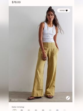 Free People We The Free Breezy Denim Pull On Jeans; Size M; EUC; Antelop